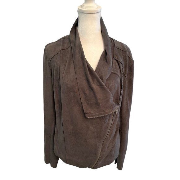 BLANKNYC Gray Soft Zipper Jacket Size M - Picture 1 of 6